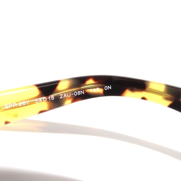 Prada SPR26YS 26 2AU08N 54 Havana Clear Blue Filter Eyeglasses/Sunglasses 26YS - Picture 4 of 5